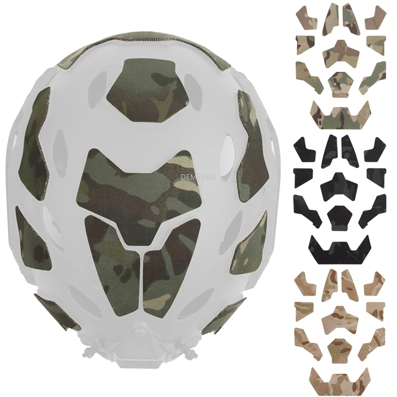 Tactical Helmet Accessories Camo Magic Sticker Hunting Airsoft Fast Helmet Mount 11PCS Set FAST SF High-Cut Helmet Accessories