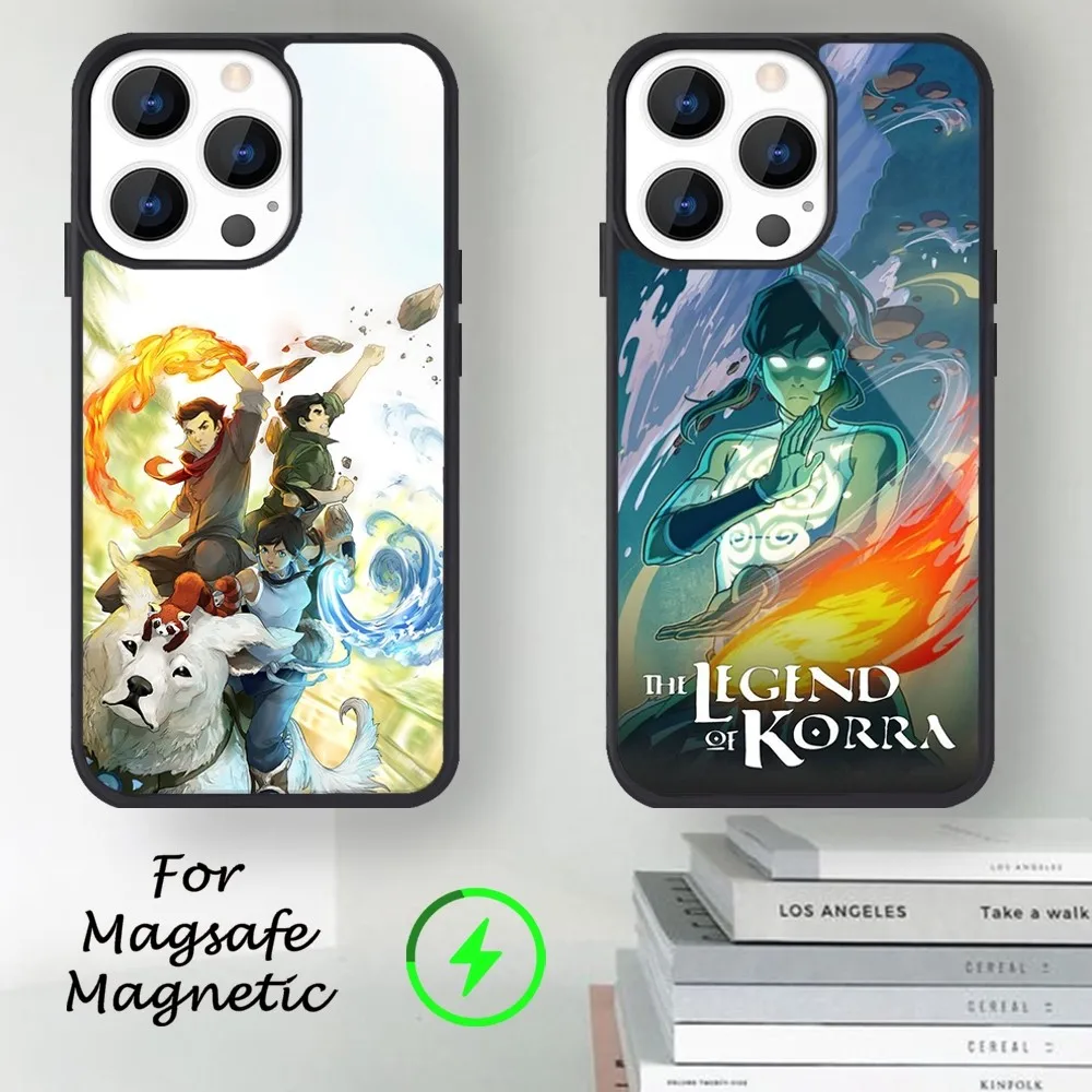 

Movie A-Avatar The Legend of Korra Phone Case For iPhone 14 13 12 11 15 Pro Max Magsafe Magnetic