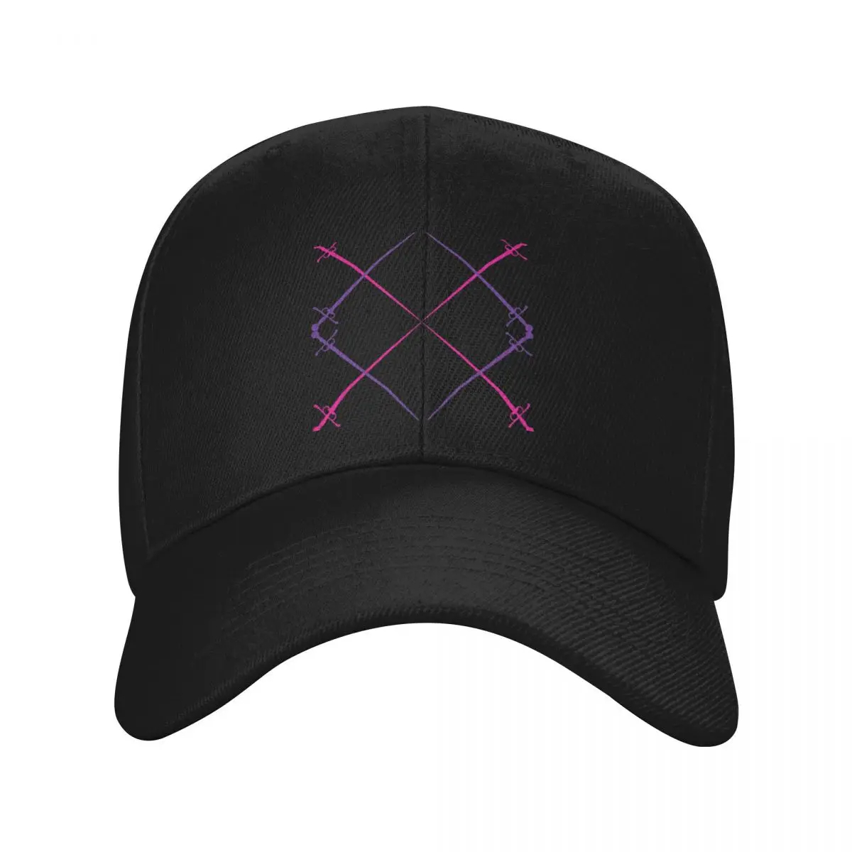 Single sword (pink/purple) Baseball Cap hats for men Hip Hop Woman Hats Men's