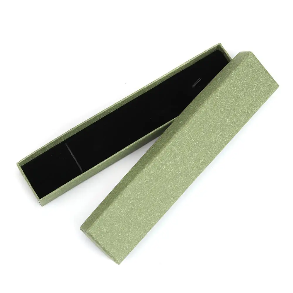 DoreenBeads Rectangle Cardboard Necklace Bracelet Jewelry Box Creative Gift Box for Jewelry Packaging 21*4*2cm Simple Style 1PC