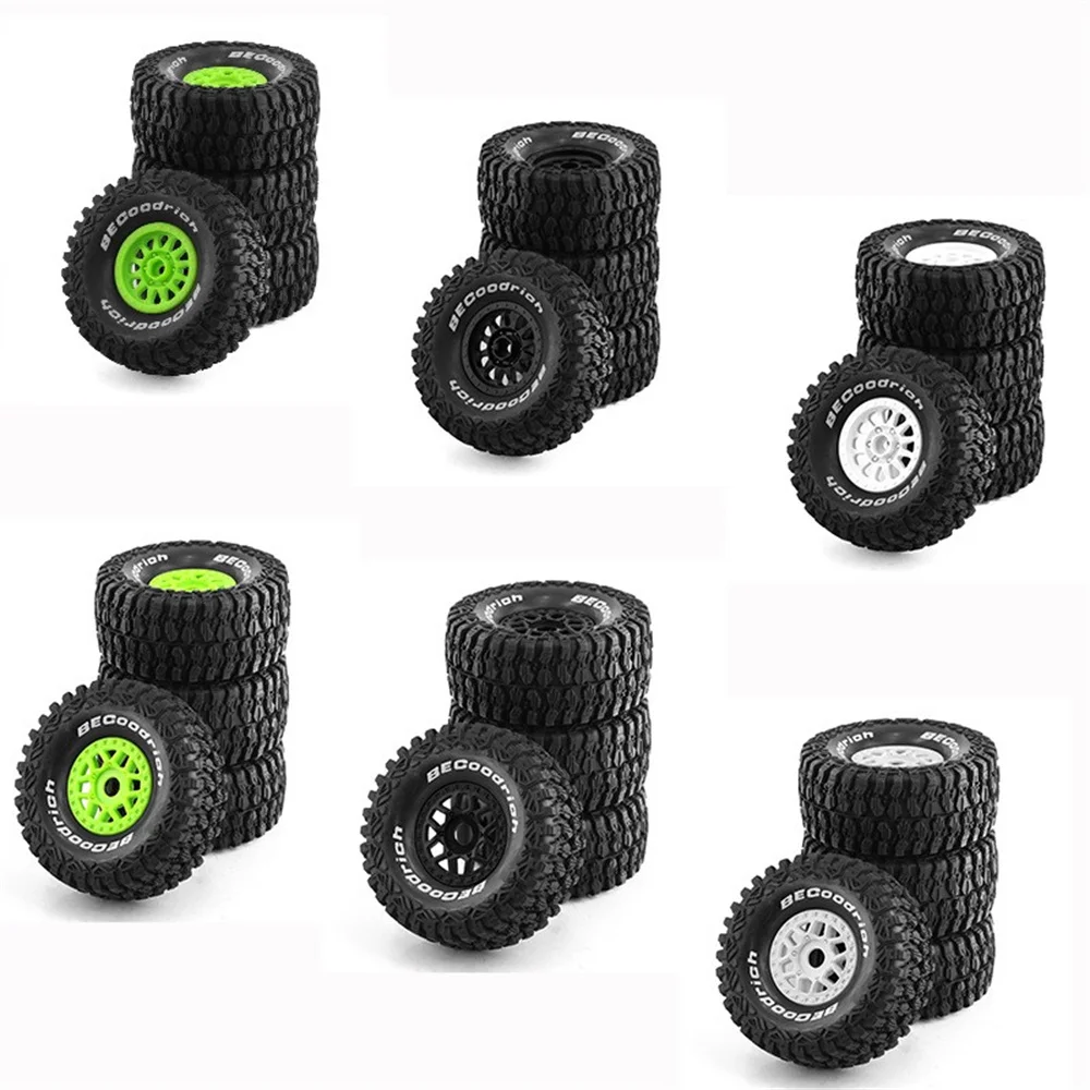 4Pcs 135mm 1/7/8 Desert Short Course Truck Tire 17mm Wheel Hex for ARRMA Mojave UDR Yikong DF7 FS Off-road RC Car