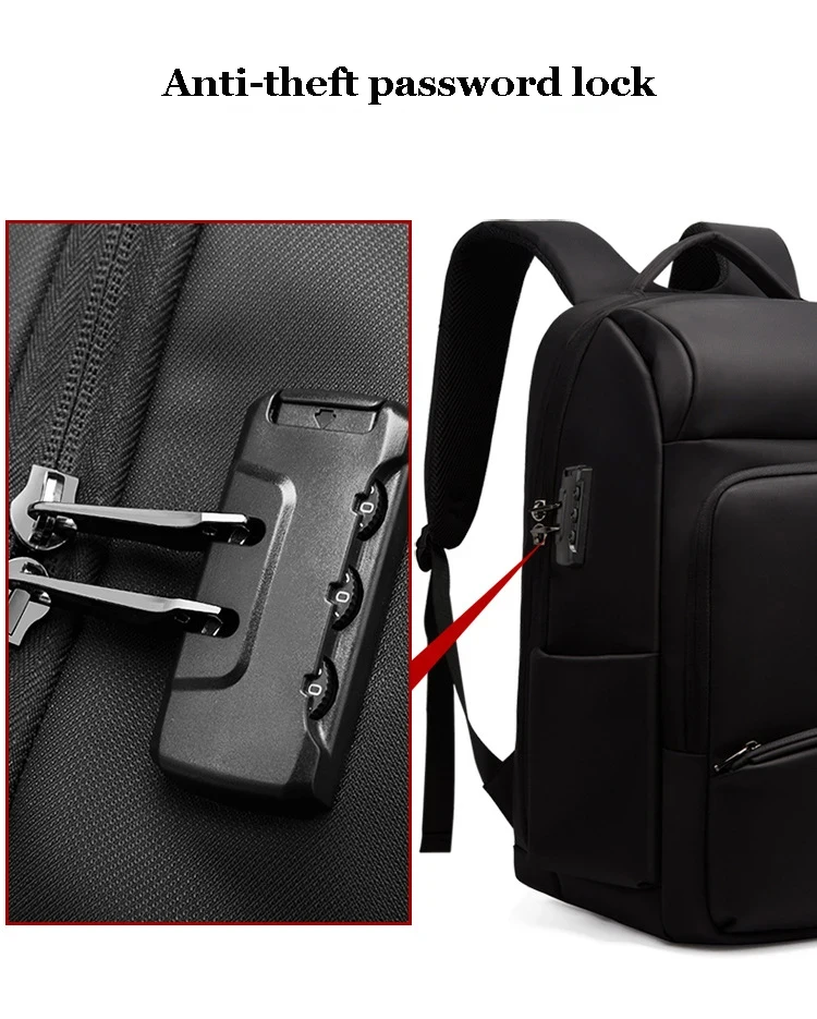 Swiss Military Men Laptop Backpack Anti-Theft Waterproof Casual Backpack Fashion Business Backpack School Usb Large Capacity Bag