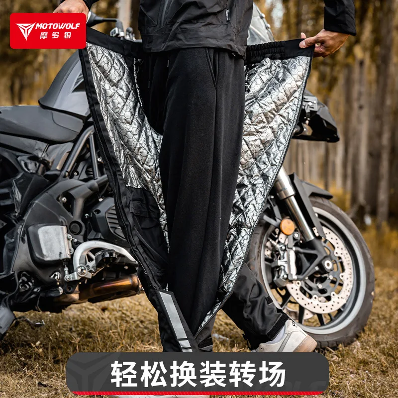 New Motorcycle Quick Release Pants Men Outdoor Warmth Windproof Motorcycle Quick Release Pants CE Certified Protective Gear