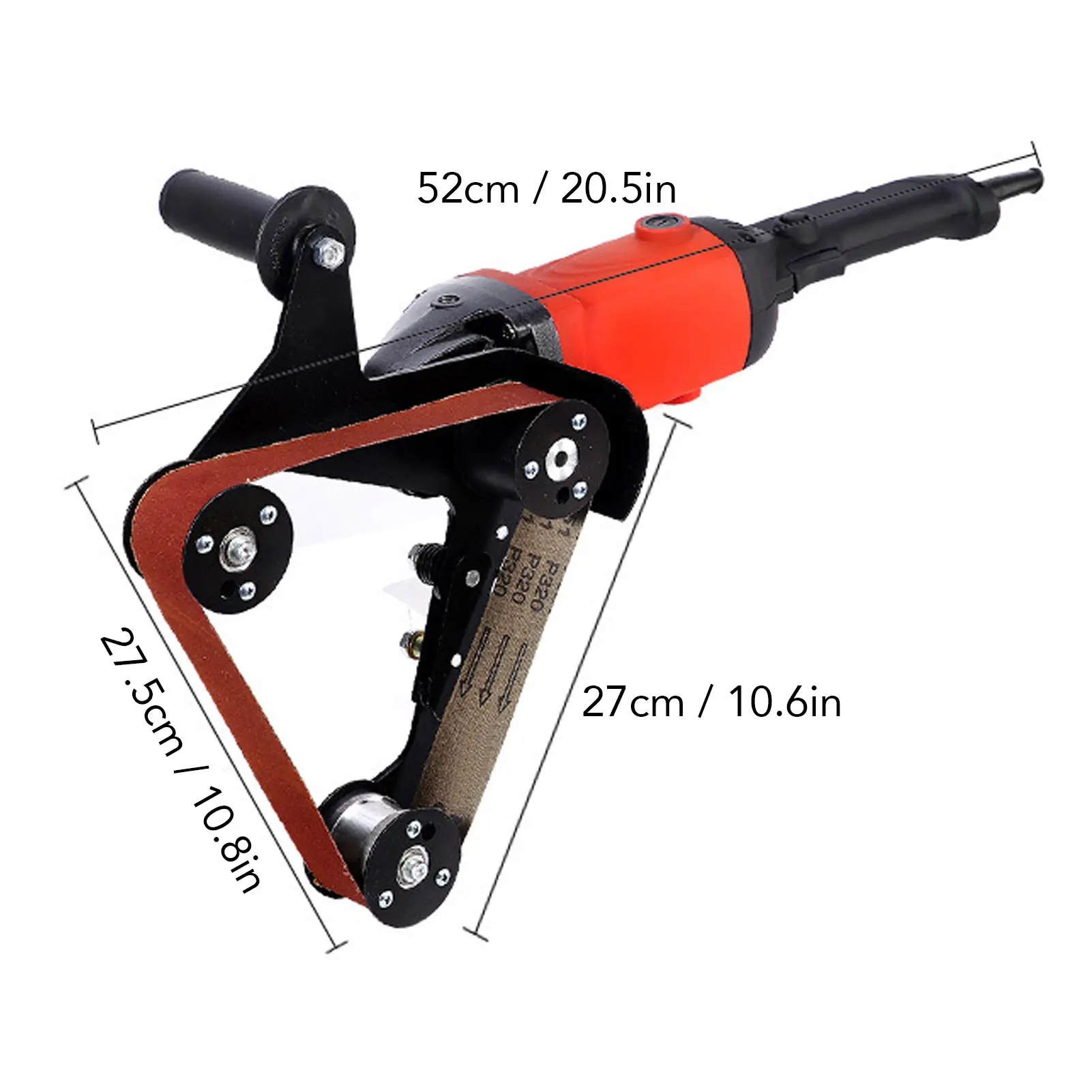 Mini Belt Sander DIY Sanding Machine Stainless Steel Tube Pipe Polisher Grinder Tool Sanding Polishing Grinding Machine
