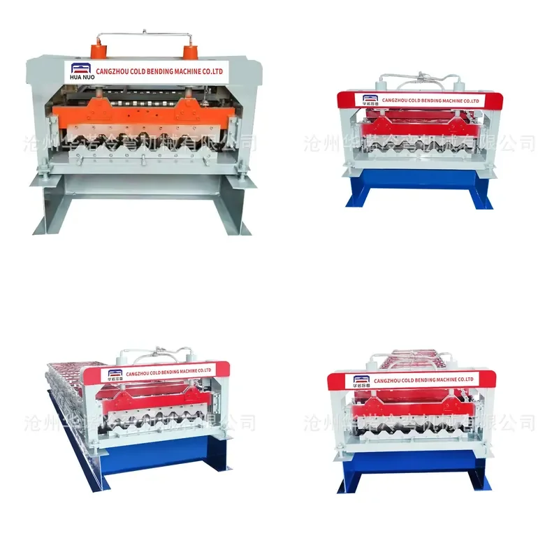 Deposit-Color steel tile pressing machine Bamboo tube glazed tile equipment Antique bamboo joint glazed tile machine Color