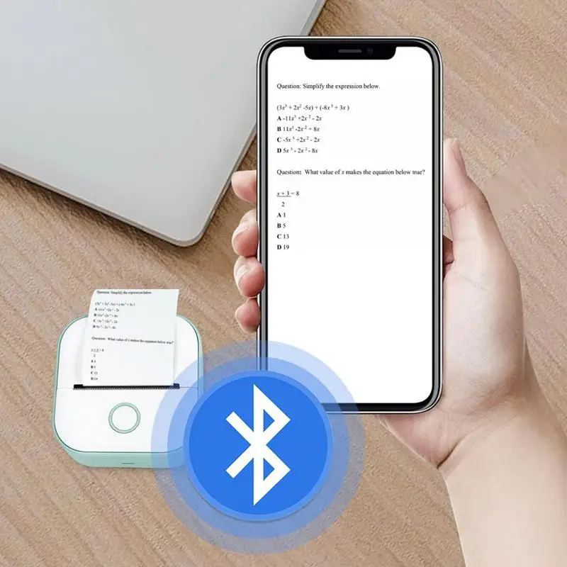 Mini Pocket Thermal Printer Blue Tooth Mobile Phone Photo Label List Printing Machine Sticker Portable Thermal Printer
