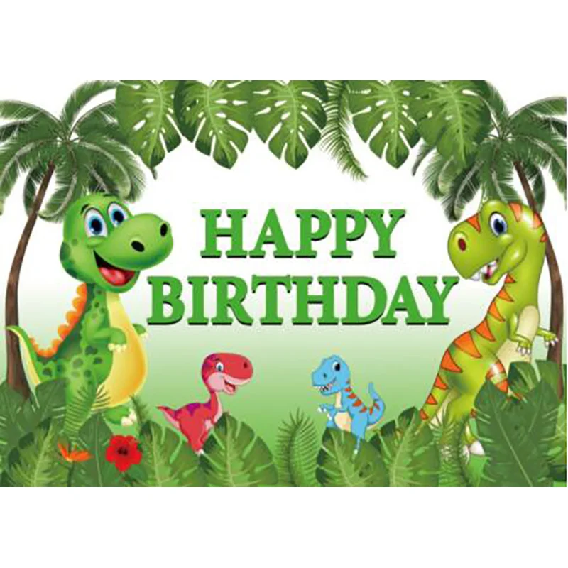 Feliz cumpleaños fiesta salvaje uno fotografía telones de fondo accesorios bebé recién nacido animales elefante Safari fondo de estudio de fotografía WP-39