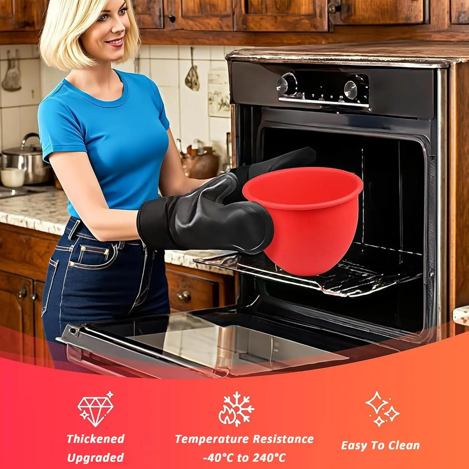 Custom Fit Silicone Liners for KitchenAid 5 Qt Mixers Non Slip Silicone Bowl Insert Heat Resistant for Baking and Mixing