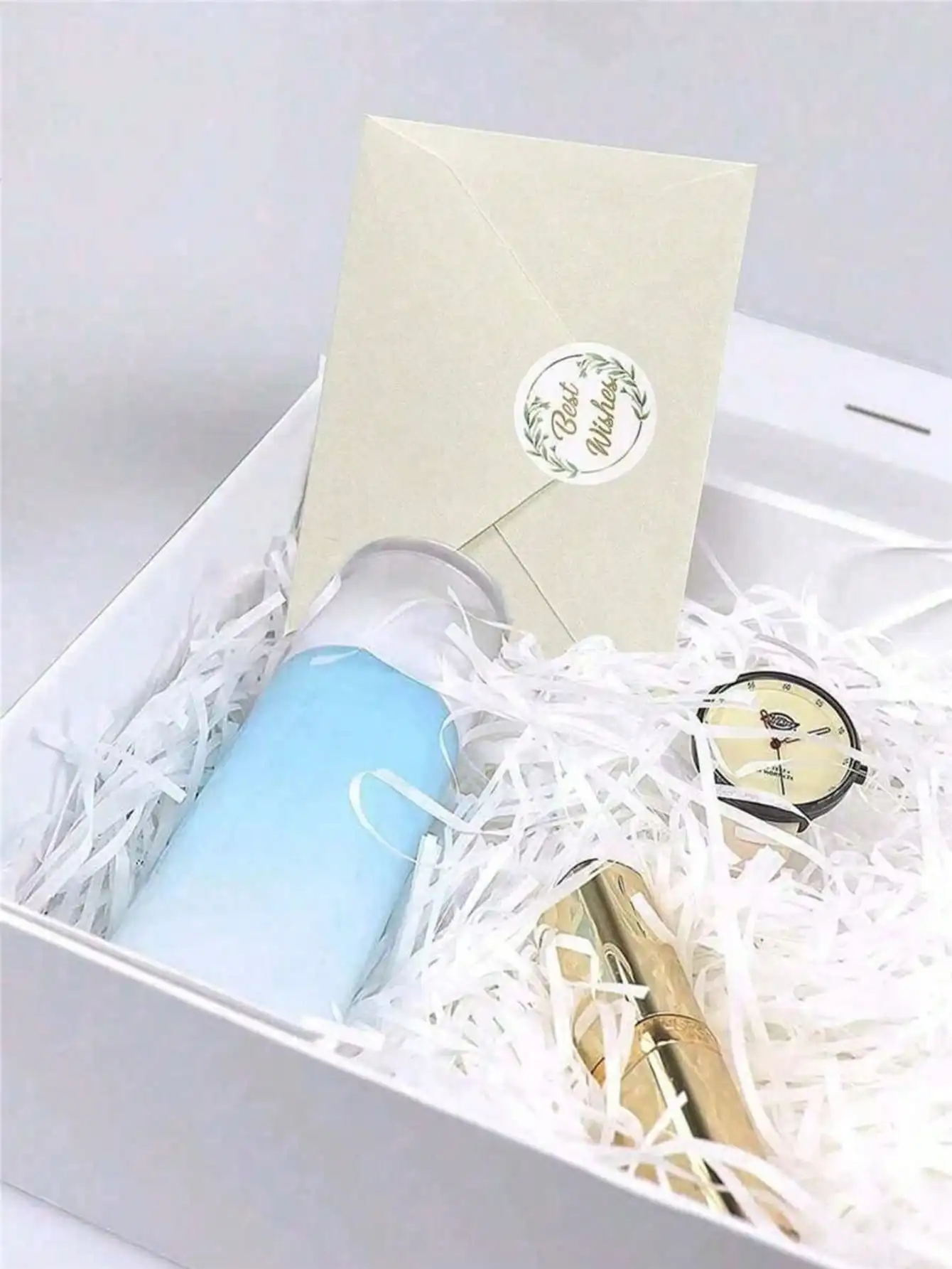 1pc Foldable Magnetic Closure Solid Color Ribbon Gift Box, Wedding Party Gift Box,Suitable For Birthday Holiday Party Christmas view 3