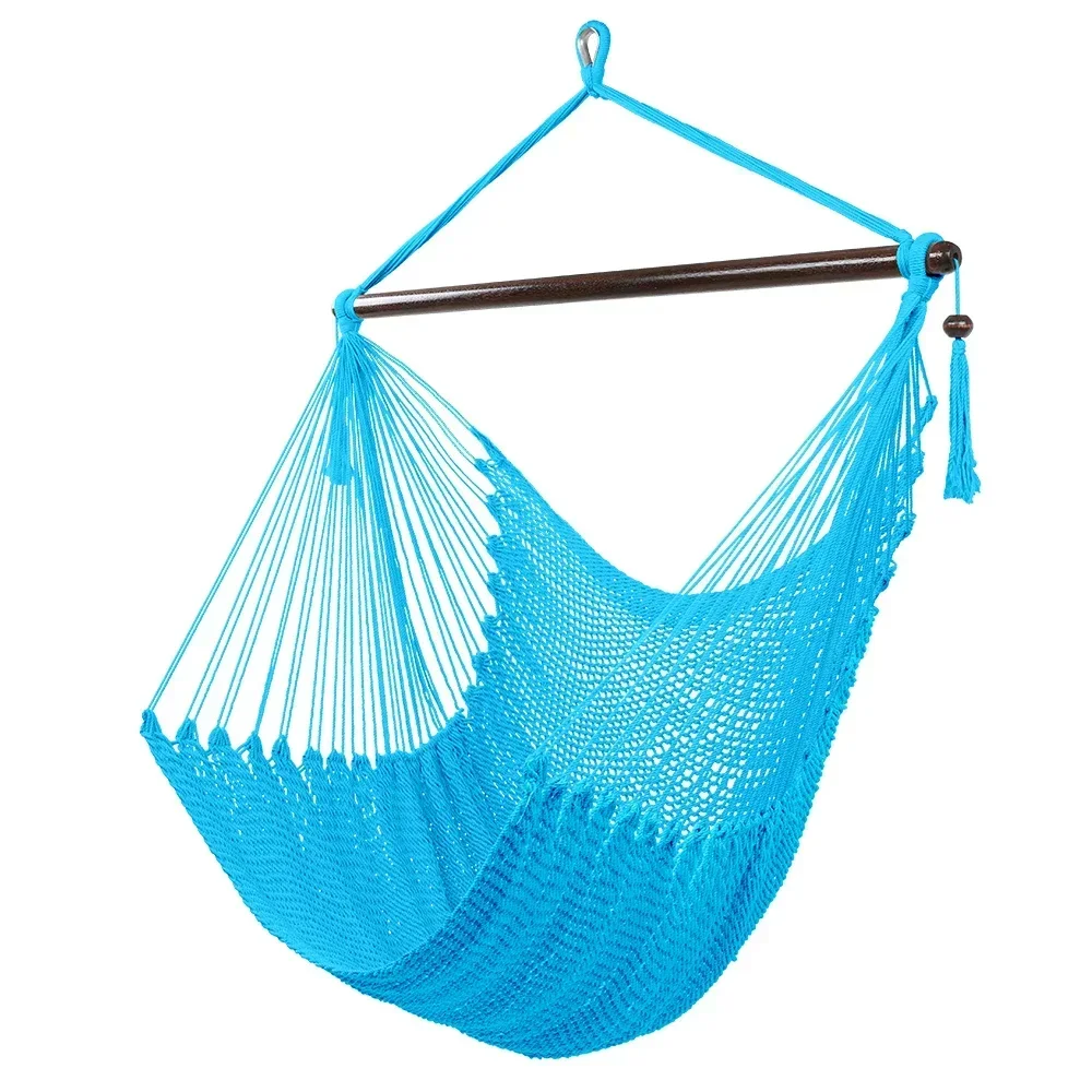 Hanging Chair Light Blue - With Pendant-Wholesale 12 pieces, no pole