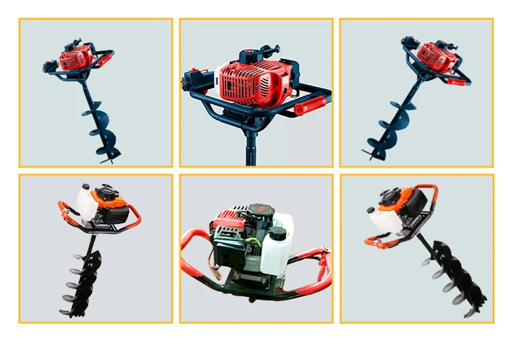 Hand Earth Digger Earth Auger Ground Drill Dig Hole Machine Manual Operation Hole Digging Machinery Auger Drilling Machine