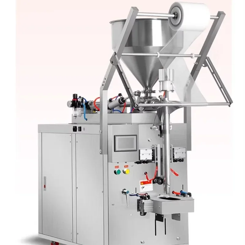 Automatic sauce liquid packaging machine, paste machine, subpackaged laundry detergent