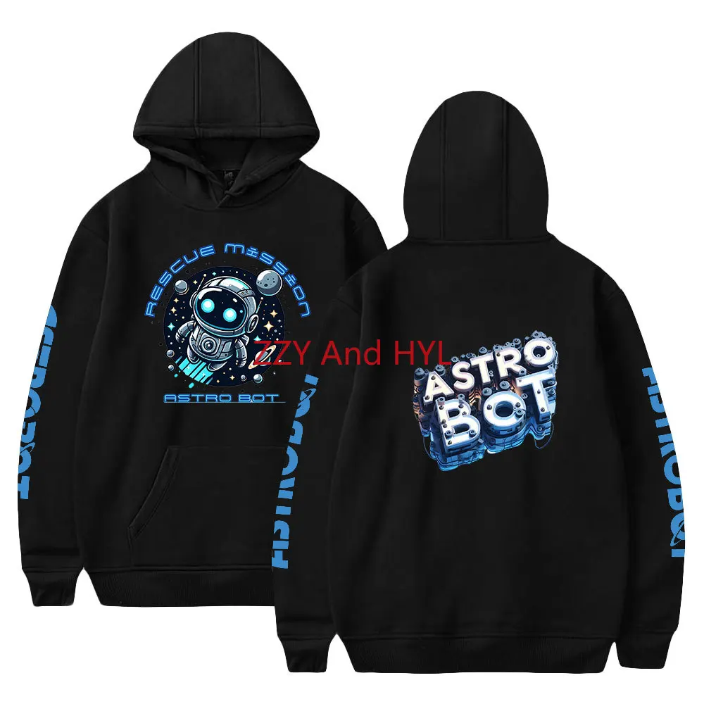 Hot Game ASTRO BOT Cartoon Hoodie Hip Hop Graphic Sweatshirts Poleron Hombre Streetwear Harajuku Tracksuit Funny Clothes