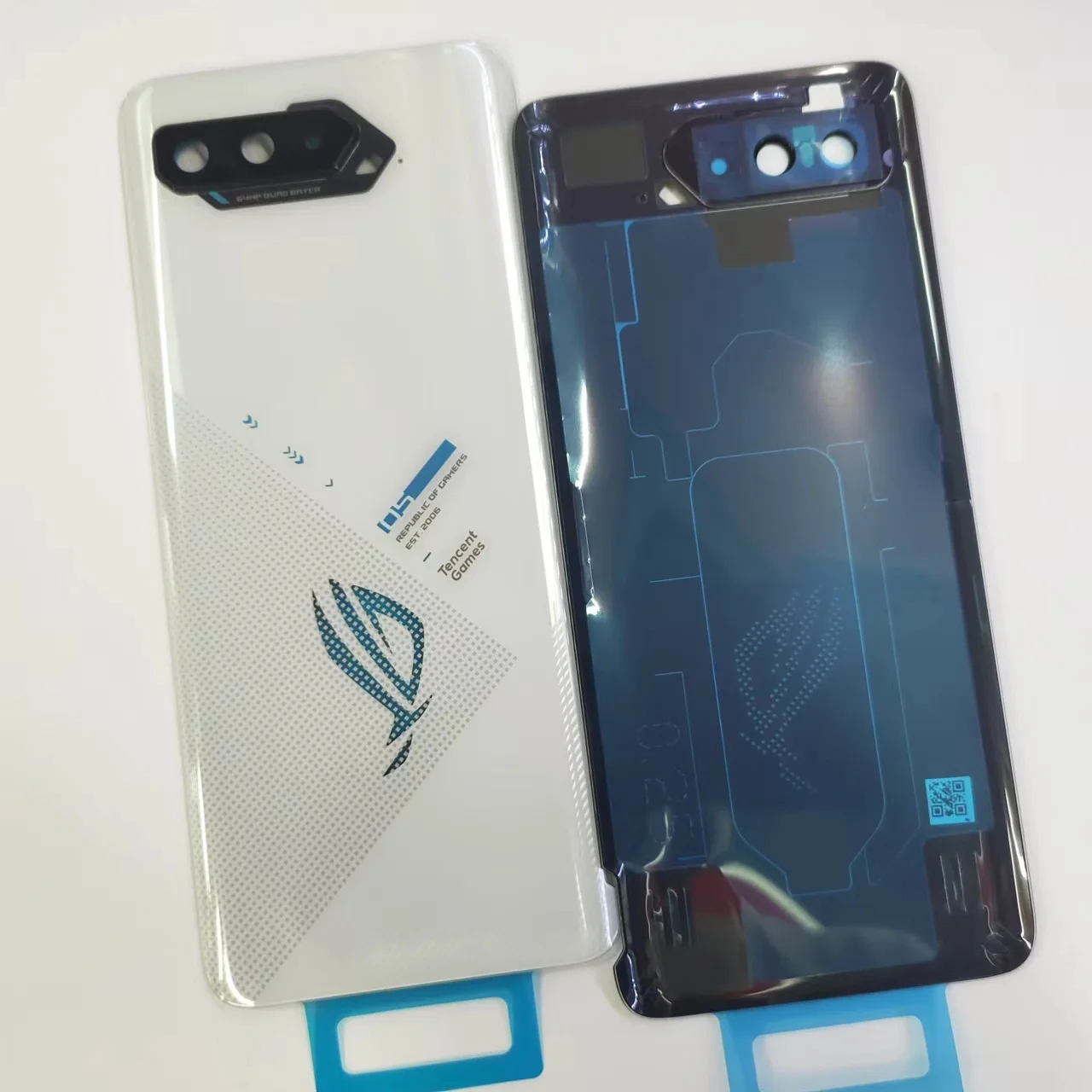 Glass Housing For Asus ROG Phone 5 5S ZS673KS Battery Back Cover Repair Replace Door Rear Case image 5