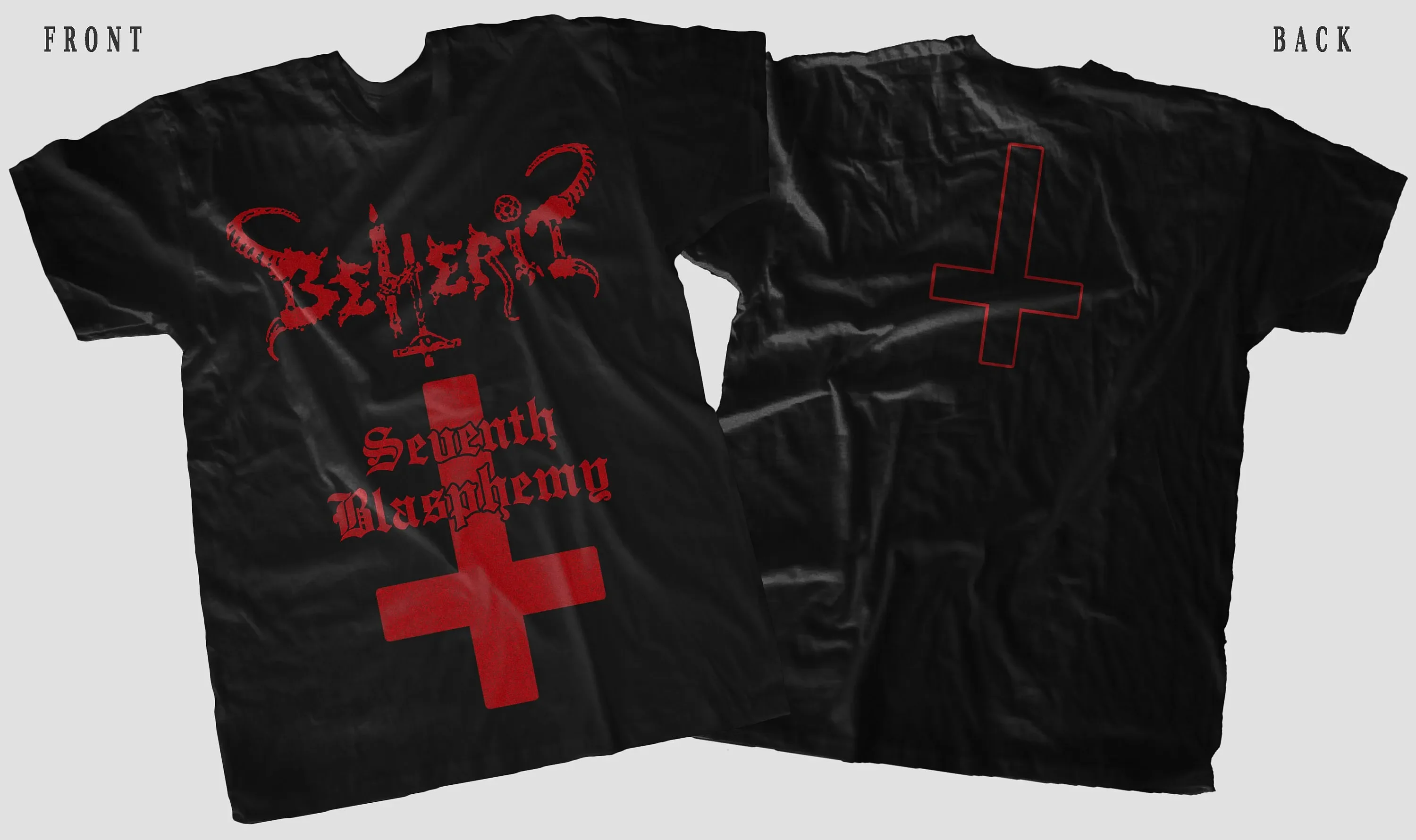 New D T G Printed Shirt Beherit Seventh Blasphemy Size S M L Xl 2 3 4 5 6 7Xl