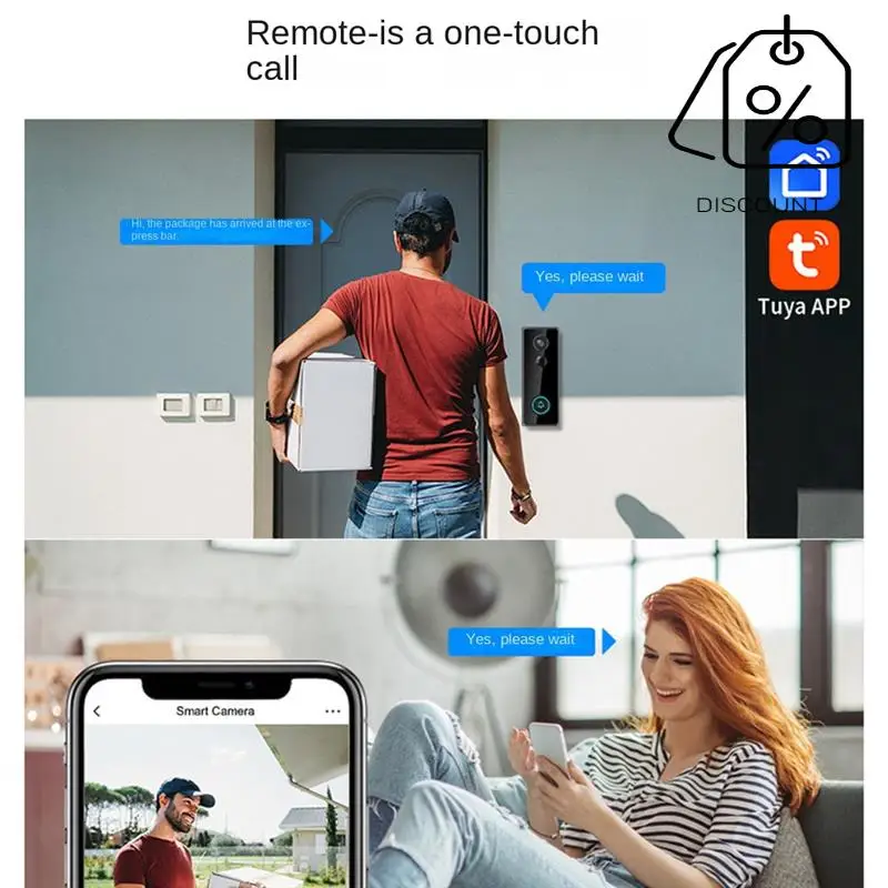 ABMF-جرس باب لاسلكي مع كاميرا جرس الباب كاميرا جرس الباب اللاسلكية كاميرا لاسلكية في الهواء الطلق