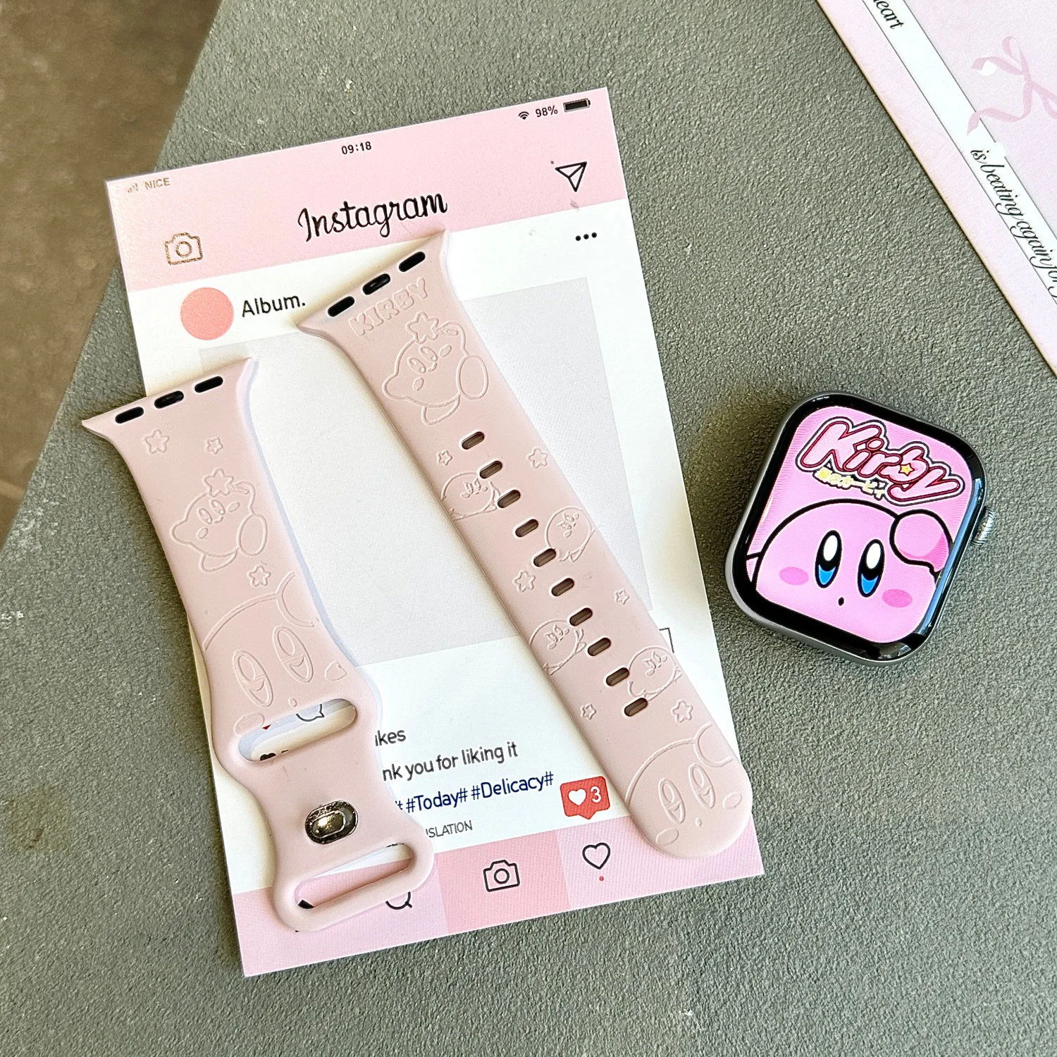 Ремешок для часов Kawaii Kirby – обзор и цена Apple Watch Band