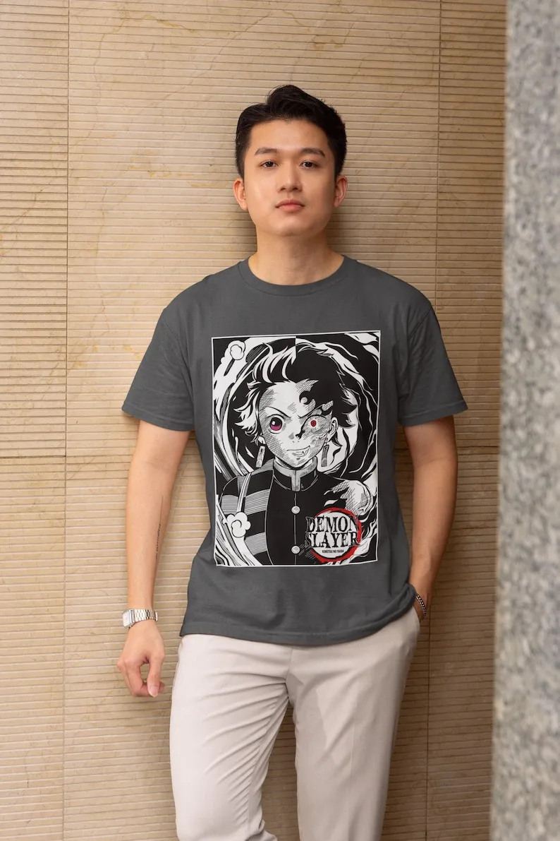 Anime retro T-shirt, 100% cotton, all sizes for men and women Comic lovers