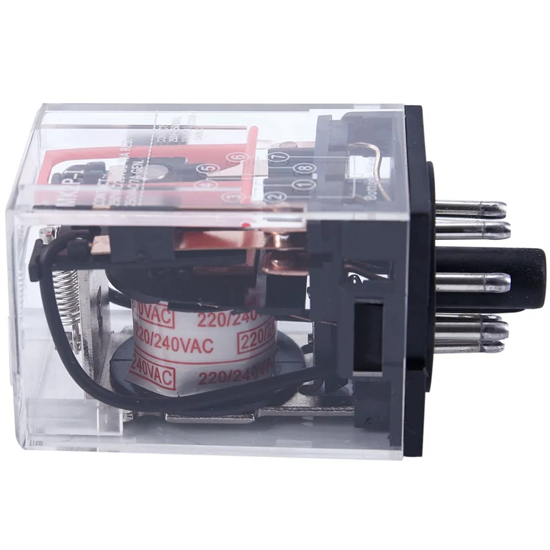 AT29-10X AC 220V/230V Coil Voltage PCB Power Relay 8 Pins DPDT 2NO 2NC MK2P-1