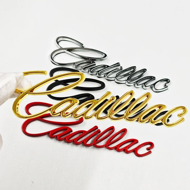 

1pcs Metal Car Emblem Fender Side Rear Trunk Badge Sticker for Cadillac Escalade DTS SRX XT5 XTS ATS BLS CT4 CT5 CT6 CTS SLR SLS