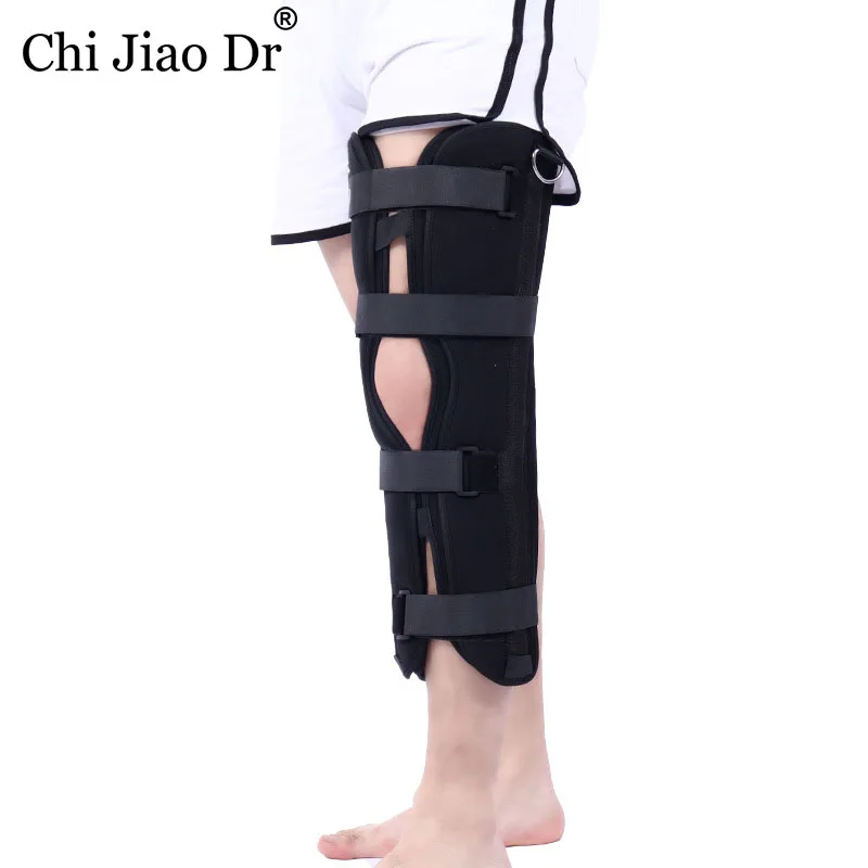 

ChiJiaoDr фиксирующий ремень для коленного сустава, цельный защитное оборудование для реабилитации коленного сустава на нижнюю часть конечности ноги, растяжение связок коленного сустава