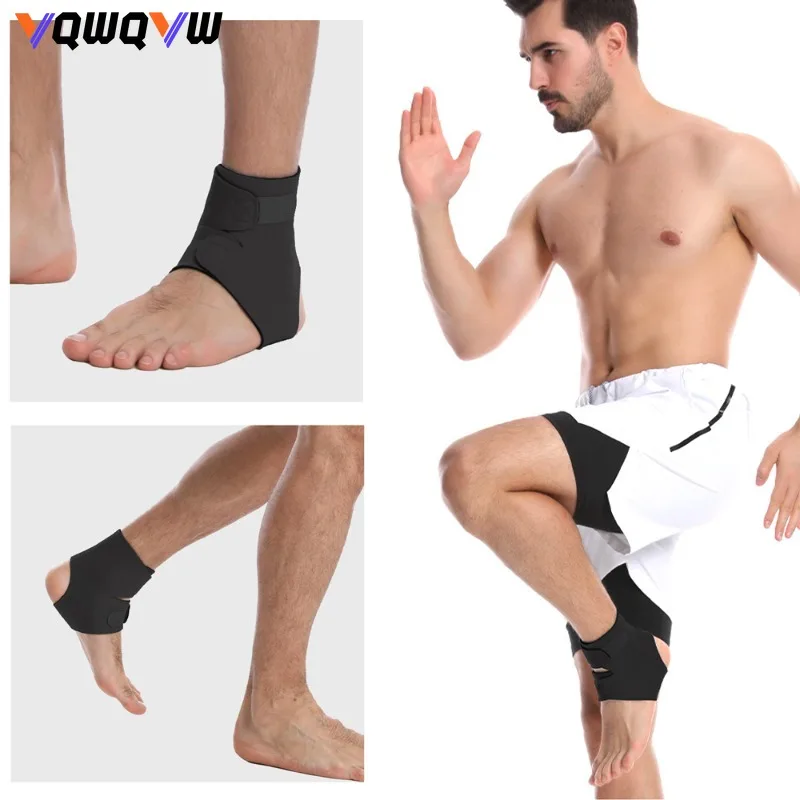 

1Pcs Ankle Brace Compression Sleeve Adjustable Non-Slip Ankle Support for Comfortable Fit - Open-Heel Wrap to Relieve Pressure