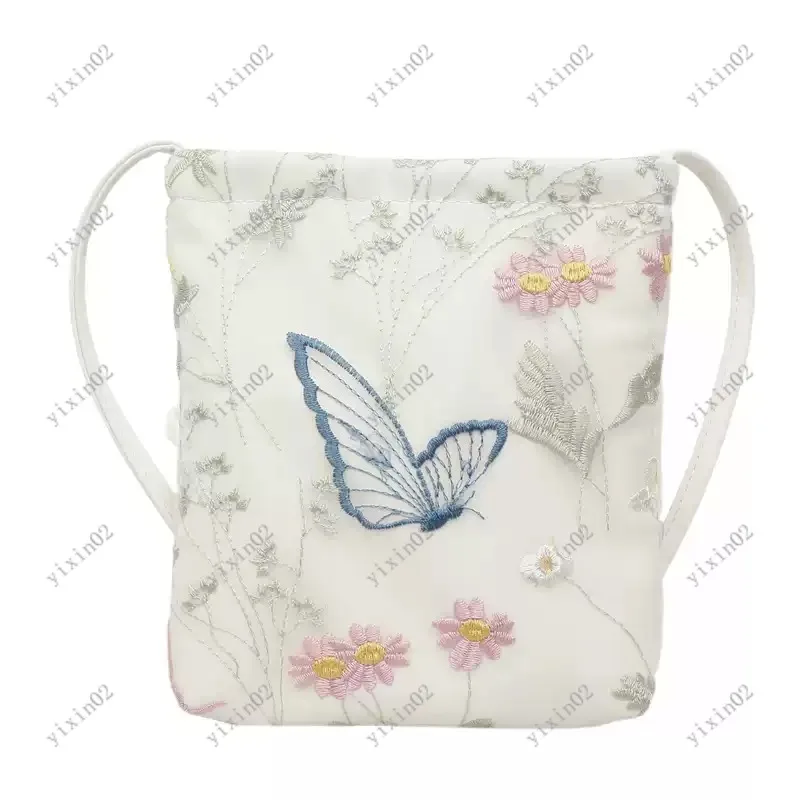 

Vintage Chinese Style Butterfly Embroidery Small Bag Women Summer Casual Shoulder Bag