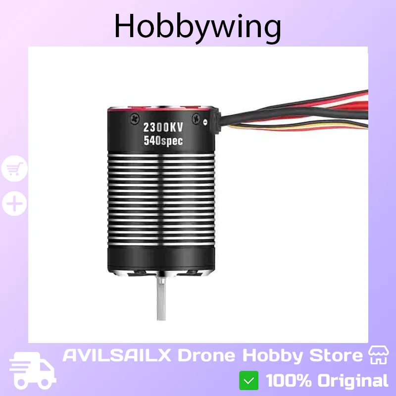 

Hobbywing QuicRun Fusion Pro Elite 2300KV Waterproof Brushless Motor - All-in-One Crawler Power System