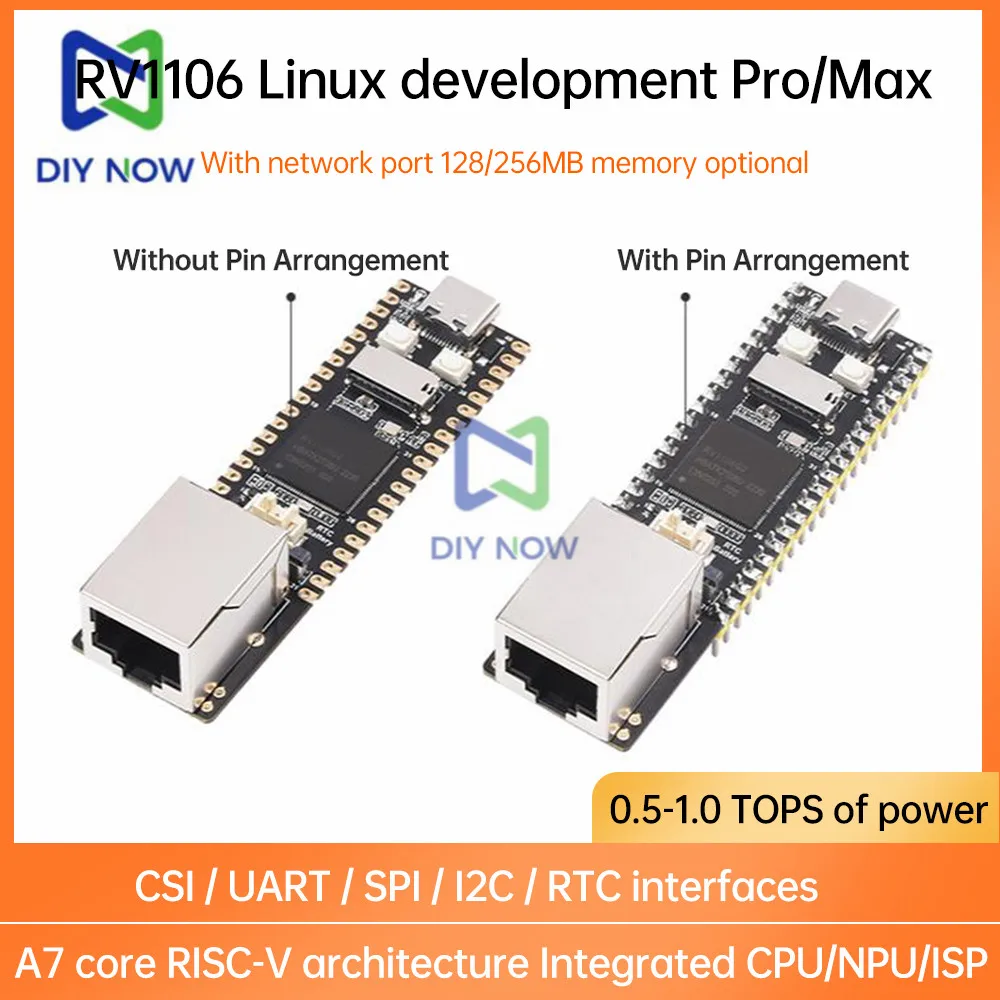 

Luckfox Pico Pro/Max Luckfox RV1106 Linux AI Development Board Cortex A7 Processor