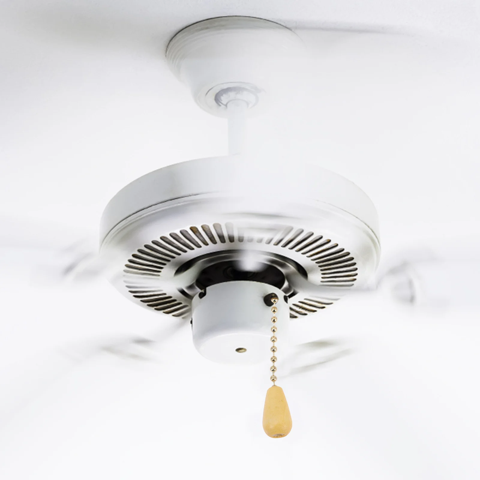 10 قطعة مفتاح سلسلة سحب الضوء مروحة السقف سحب الحبل استبدال سطح أملس الخشب المواد البلاستيكية مصباح لوحة الحائط متوافق #5