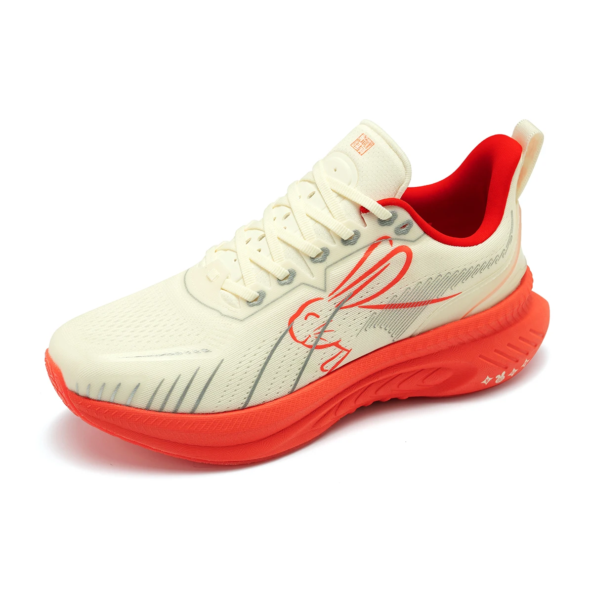 ONEMIX 2024 New Arrival Running Shoes Fluorescent Red Bumper Elite Sport Shoes for Outdoor Breathable Mesh Walking Sneakrs Men