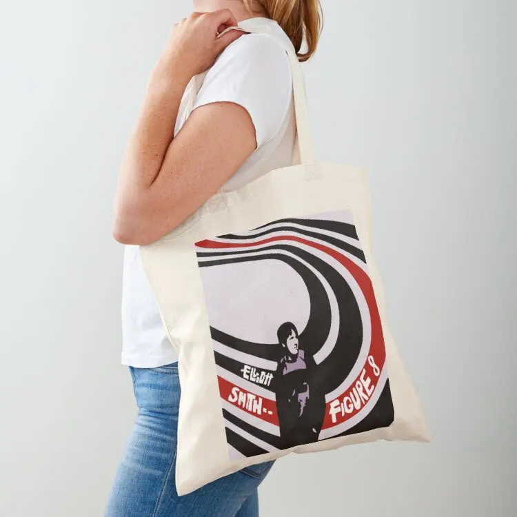 

Elliott Smith Tote Bag Canvas shoulder bag reusable shopping bag sac pour femme shopping bags foldable