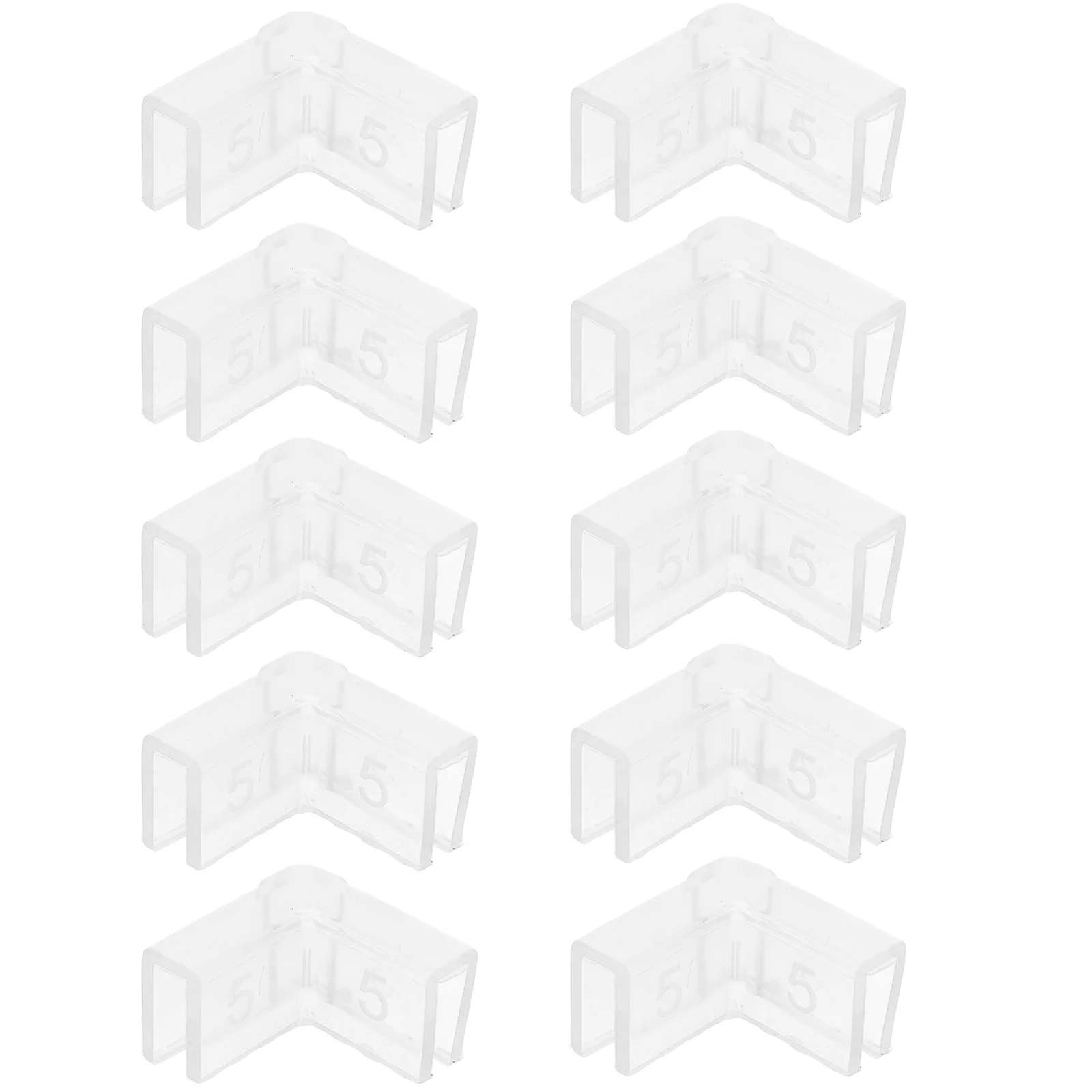 

10Pcs Aquarium Corner Guards ABS Clear Protection Corner Fish Tank Edge Protectors Babyproof Furniture Children Safety Bumper