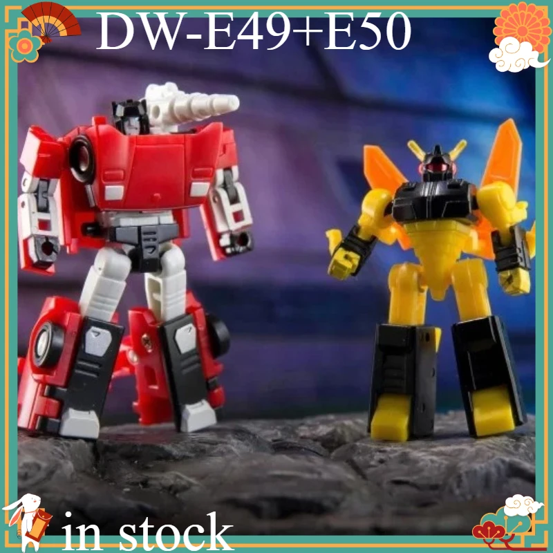 En stock Dr Wu Sideswipe DW-E49 Insecticon BARRAGE DW-E50 Figurines d'action entièrement transformables, figurine de collection, modèle de jouet, cadeau