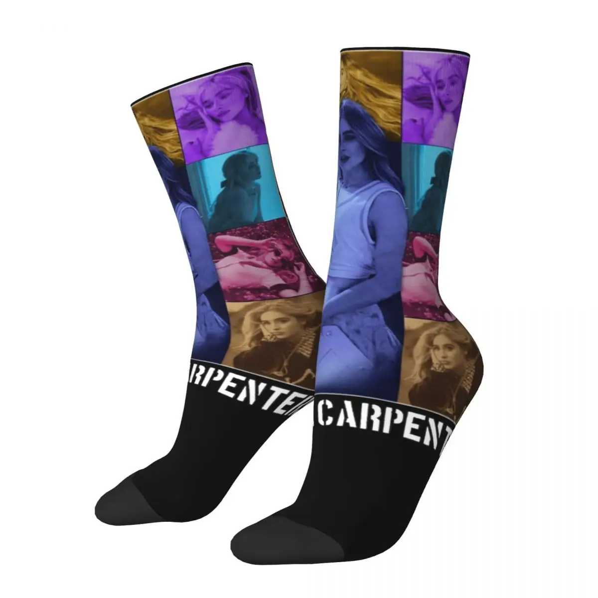 

Winter Warm Funny Women Men Sabrina Carpenter Eras Tour Socks Non-slip Sports Socks