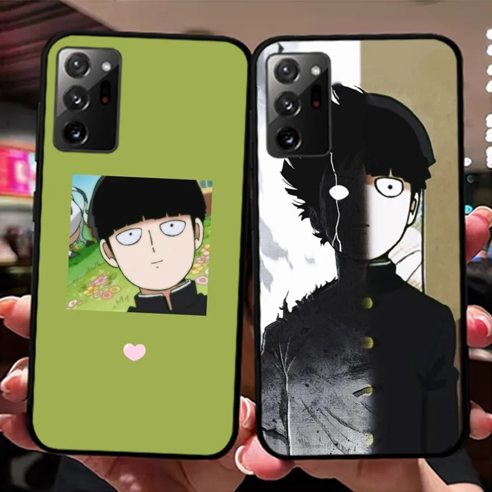 Anime Mob Psycho 100 Phone Case For Samsung Note 8 9 10 20 pro plus lite M 10 11 20 30 21 31 51 A 21 22 42 02 03