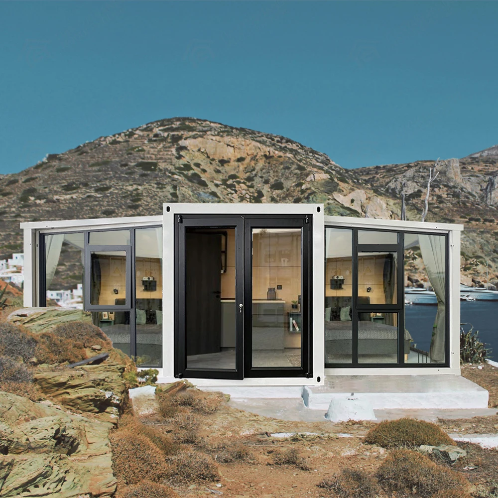 Expandable Container House Floor-to-ceiling windows Prefabricated House Modular Standard 2 Bedrooms House