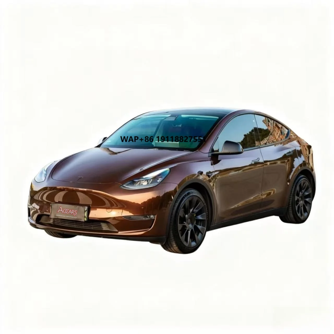

Full Roll Liquid Metallic Brown PET Car Wrap Polymeric Vinyl Vehicle Decals Premium Durable Car Stickers