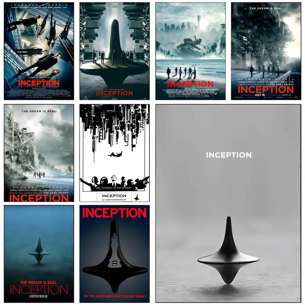 Classic Science Movie Inception Poster HD art sticky wall waterproof home living room bedroom bar aesthetic decoration