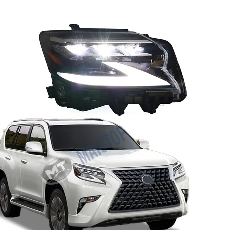 MAICTOP car light system LED head for gx460 2018-2020  lamp front 