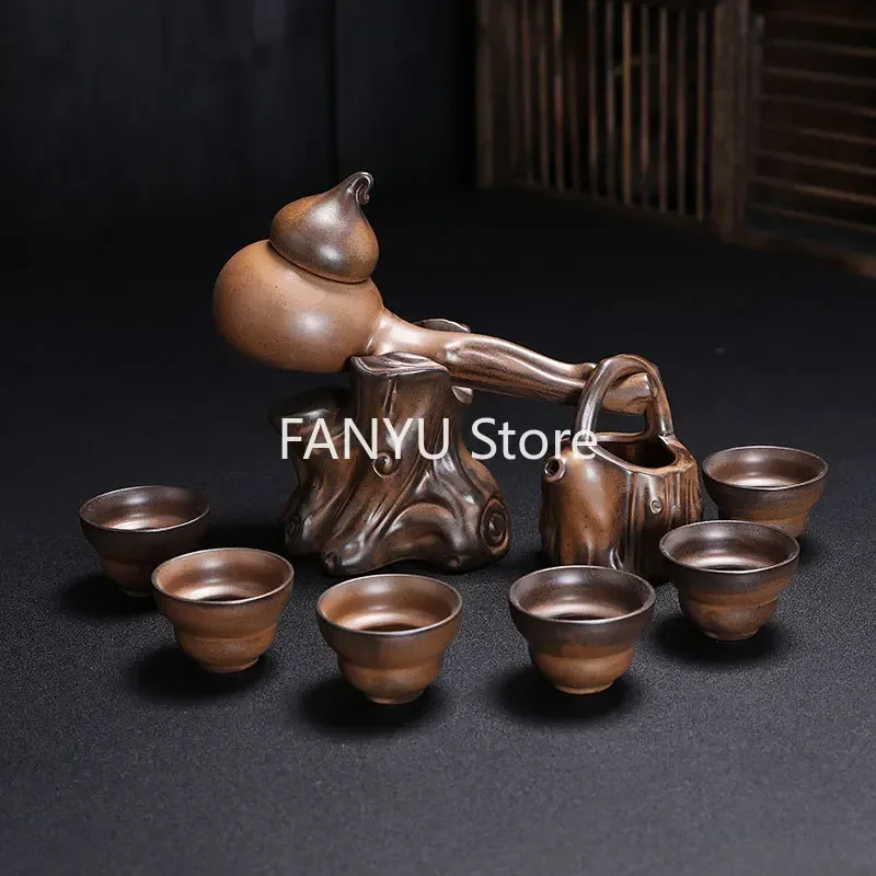 Porcelain Kung Fu  Tea Set Complete Set Luxury Automatic Afternoon Gaiwan Tea Set Portable Juego De Te Chinese Porcelain AB50TS