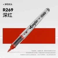 Rotuladores de pintura acrílica de 84 colores, marcadores de pintura con punta de pincel para pintura rupestre, suministros de Arte escolar de Navidad, papelería, 1 ud.