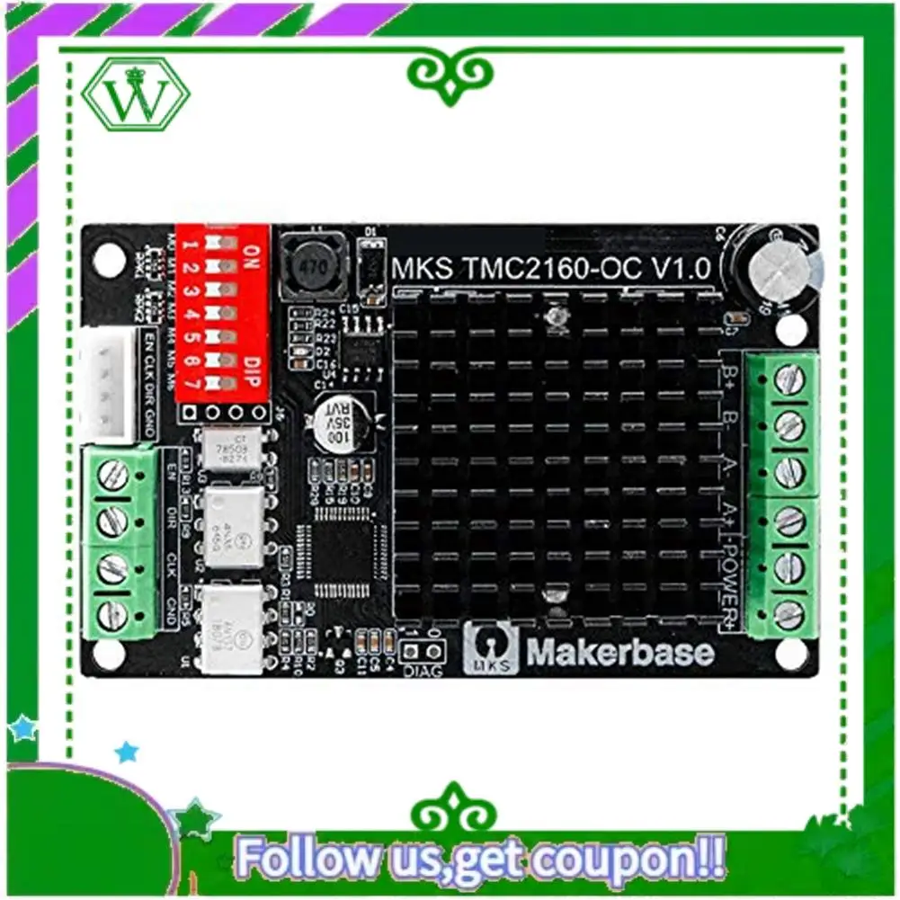 ABIK-3D Printer Parts & Accessories MKS TMC2160-OC Stepper Motor Driver High Torque High Current For Gen L Sgen