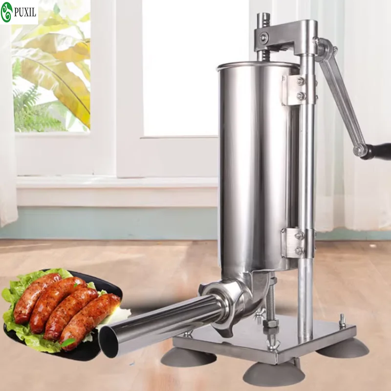 Blood sausage sausage machine, household and commercial manual tofu sausage filling machine, fully self-supporting suction cup h