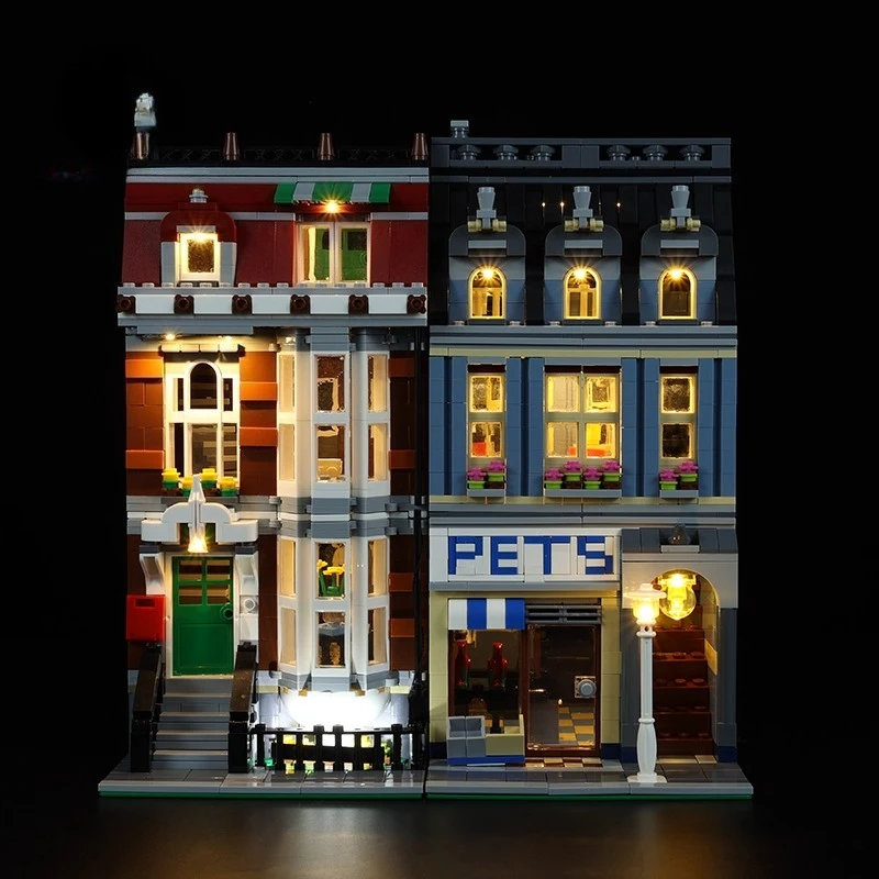 

Комплект светодиодного освещения без модели, подходящий для LEGO Creator Pet Shop, супермаркета, городской улицы 10218 15009 (не включает строительные блоки)
