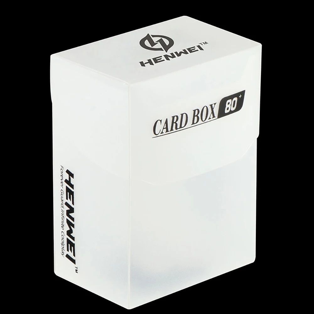 80 + Card Deck Box PP Materiaal Draagbare Veel Kleur TCG Kaarten Case voor MTG/YGO/TCG verzamelen PP Opslag