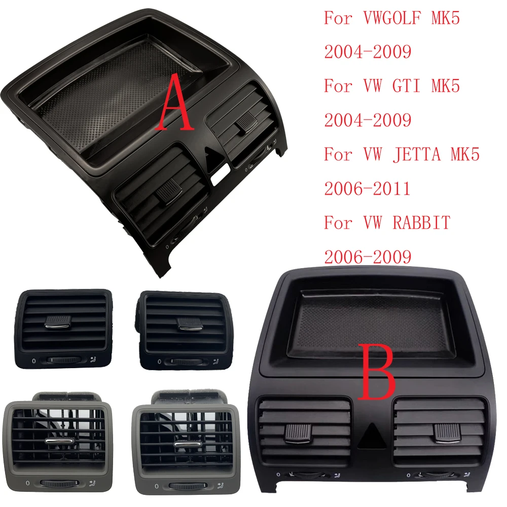 HUIYAN Used Dashboard Air Conditioning Deflector Outlet Air Vent Ventilation Outlet for Jetta Golf Rabbit MK5 2004-2009