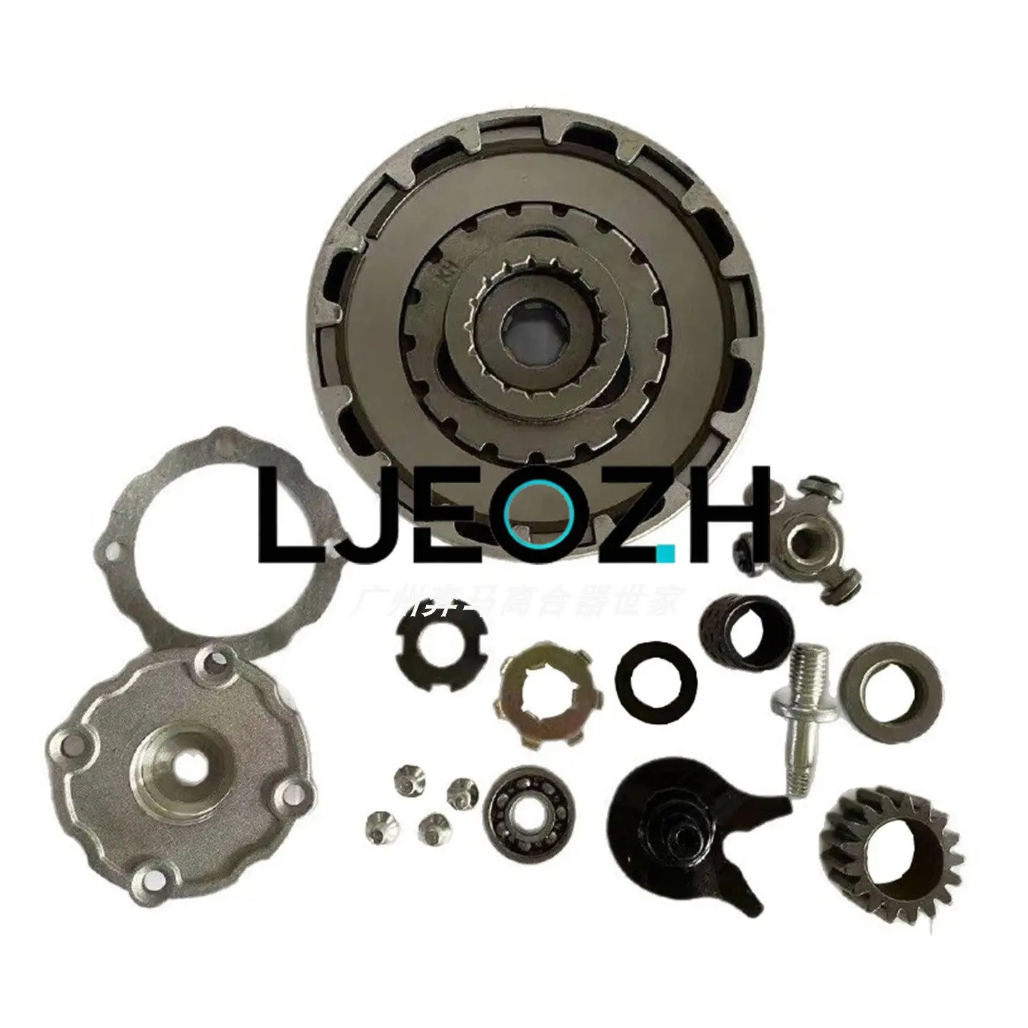 Horizontal Automatic Clutch Assembly DY100/110 for Zongshen Lifan C70 Three-wheeled Motorcycle Manual 17/18 Teeth