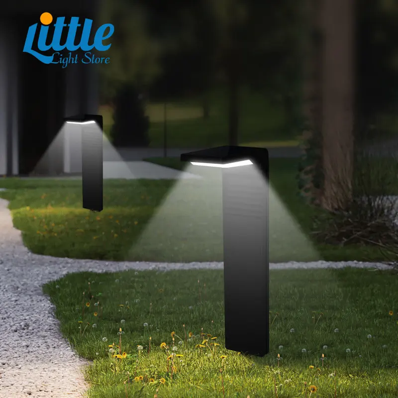 

Outdoor Solar Simple Lawn Light Outdoor Waterproof Landscape Light Square Villa Grass Garden Light Ground Plug Decorative Light