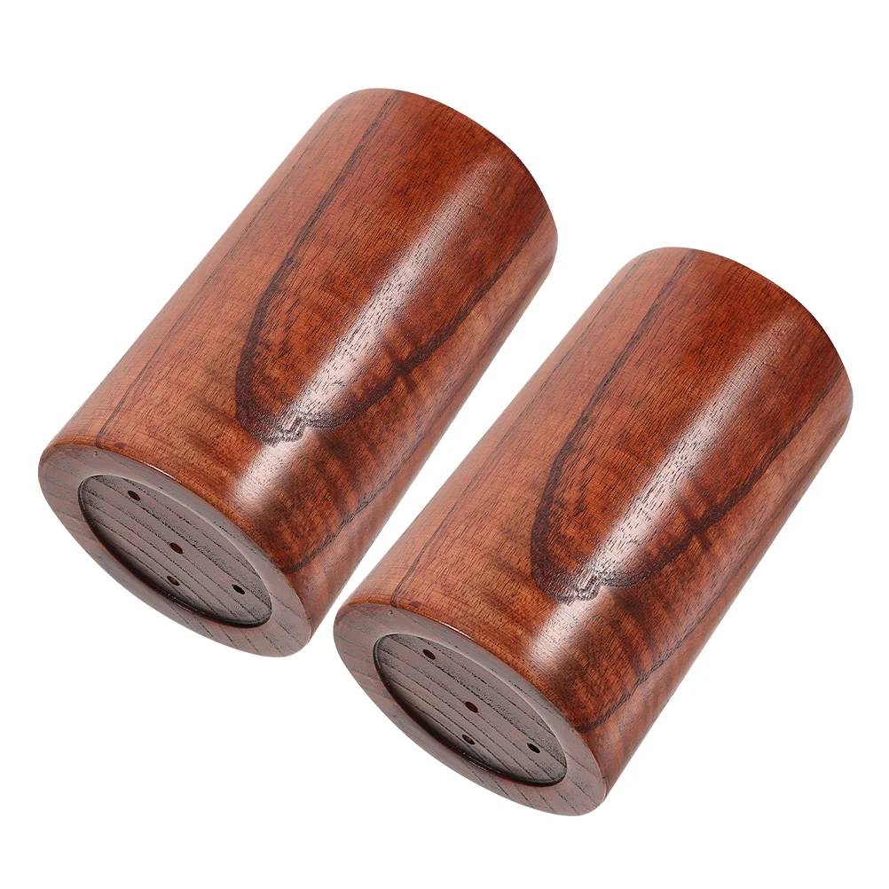 

2pcs Natural Wood Utensil Kitchen Organizer Storage Container For Cutlery Chopsticks Forks Spoons Countertop Organizer Wooden